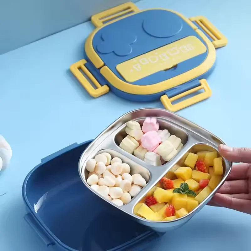 304 Portable Stainless Steel Lunch Box Baby Child Student Outdoor Camping Picnic Food Container Bento Box Outing Tableware