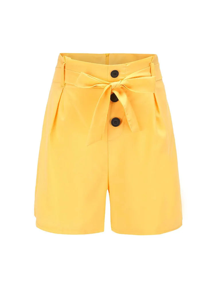 2026 Fashionable slim fit sexy high waisted belt shorts