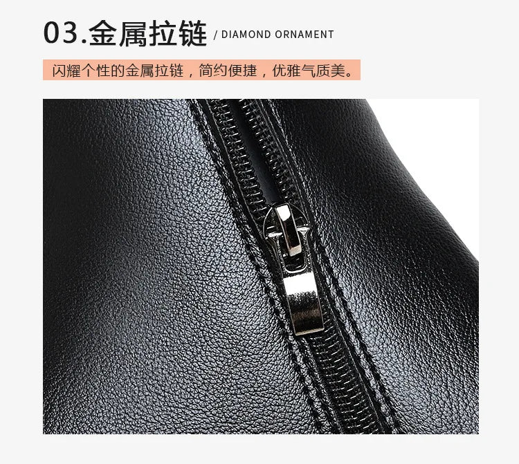 Autumn and Winter 2024 Women Boots British Style Fashion Boots for Women New Thick Heeled Oversized Fashion Short Boots