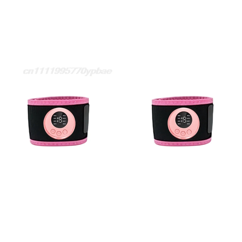 Smart EMS Gel-Free Abdominal Slimming Belt Muscle Stimulator Waist Trainer Hip Lift Fitness Workout Home Gym Equipment