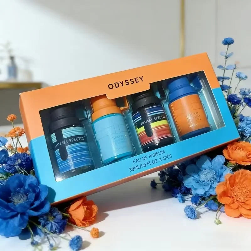 Fresh Floral Fruity Scent Eau De Parfum Set Portable Long Lasting Perfume for Women Men Daily Use Fragrance Gift Kit
