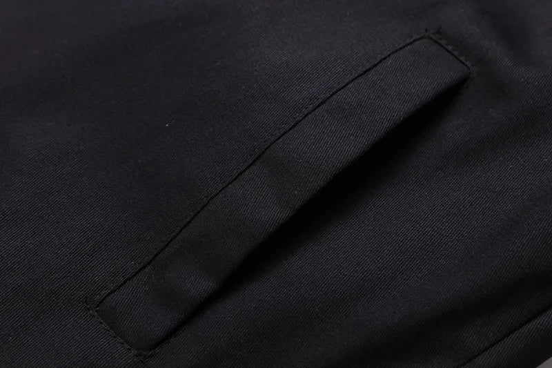 Jacket Men Solid Coat Turn Down Collar Single Breasted Full Sleeve Slim Fit Work Casual Pocktes Thick Warm Jackets Autumn Winter