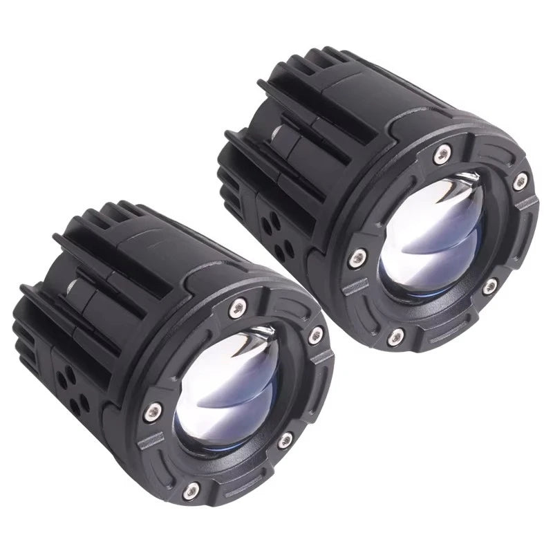 Blue Dual Light Emitting Diode Projector Headlight Car Jeep Motorcycle Spotlight Work Light 40w Smart Car Headlight