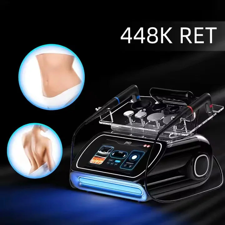 Latest Tecar 448k Body Slimming Machine Skin Tightening Smooth Wrinkles Face Equipment Massage Weight Lose Beauty Machine