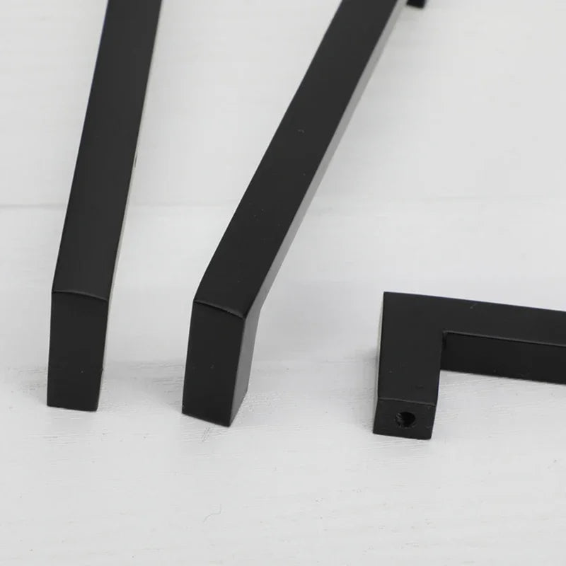 Modern Cabinet Handles Kitchen Door Handles Drawer Knobs Aluminum Alloy Wardrobe Door Handles Brushed Modern Style Hardware
