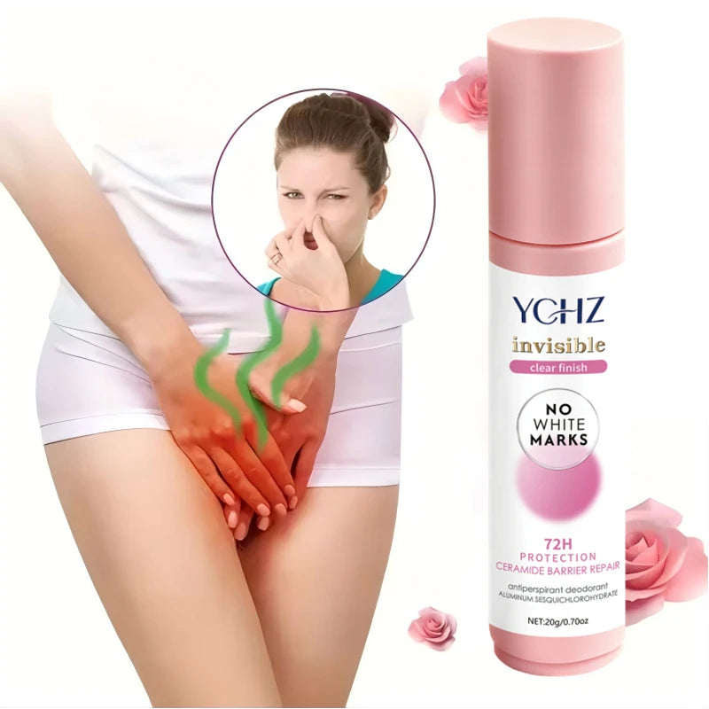 Women's Body Fragrance Deodorant Roll-On, Fresh and Gentle Grapefruit Scent, Hypoallergenic Aluminum-Free Formula, Contains Coconut Oil, Deep Cleansing, 72-Hour Deodorization, Suitable for Travel or Daily Use 20G/0.7Oz
