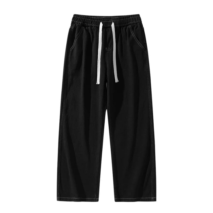 Men's American Style Loose Straight Leg Jeans Vintage Spring Summer New Arrival Drapey Trendy Wide Leg Long Pants