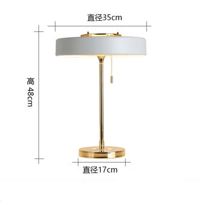 Nordic Novelty Table Lamp Modern Luxury Desk Light with E27 Bulb for Bedroom Bedside