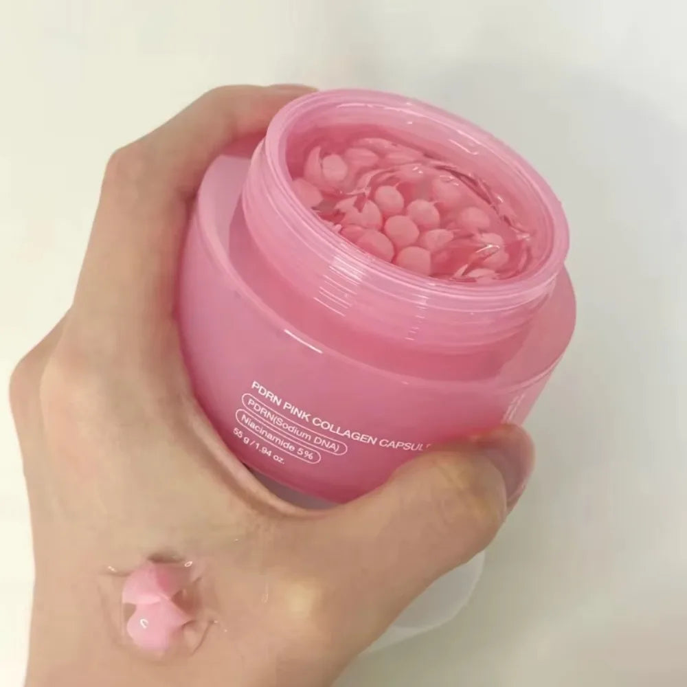 Korean Skincare 55g PDRN Pink Collagen Capsule Cream 5% Niacinamide Hydrolyzed Collagen Hydrating Glow Elasticity Care
