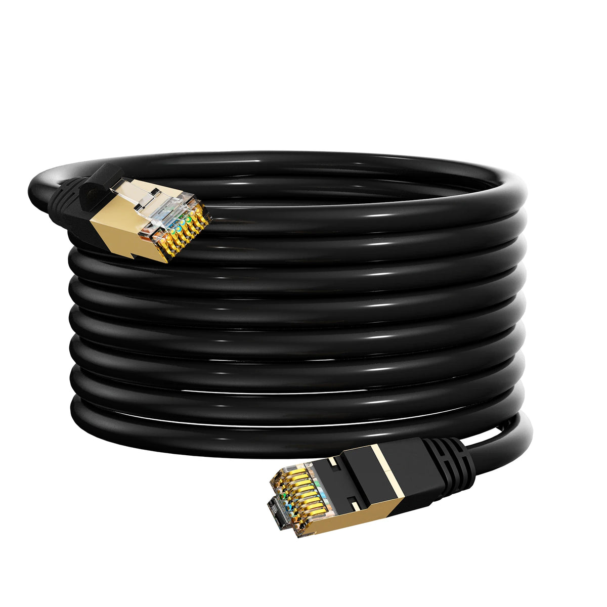 CAT 8 Ethernet Cable High Speed 0.3-30M 40Gbps 2000MHz Network Lan Cord RJ45 Shielded Indoor for Router PC PS5 Modem Xbox