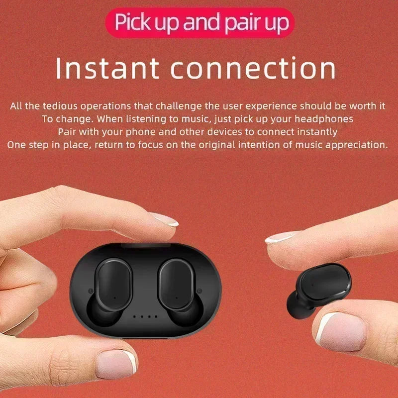 Original Wireless Earphone TWS Bluetooth Headset HiFi Music Headphone Noise Reduction Earbuds Sport Game with Mic