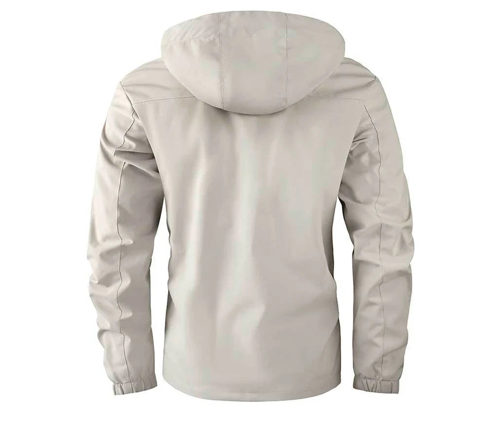 Autumn Men's Windbreaker Hooded Jacket Man Waterproof Outdoor Sports Soft Shell Coats Clothing Men Hiking Mountain Ski Jackets