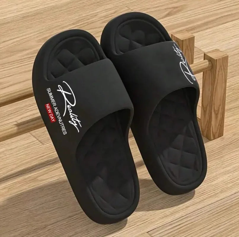 EVA Men's Home Slippers Summer Soft Lightweight Innovative Design Shoes for Indoor Outdoor Leisure Activities