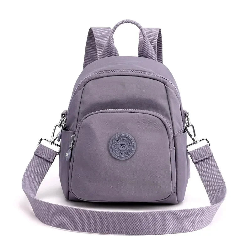 Women's Travel Casual Backpack College Students School Bag Korean Small Canvas Backpack Waterproof Fashion Shoulder Bags