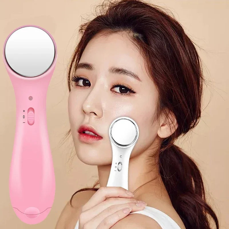 High Frequency Ultrasonic Facial Beauty Device Introducer Anti-aging Machine Cleaner Electric Wrinkle Removal Skin Lift Massager