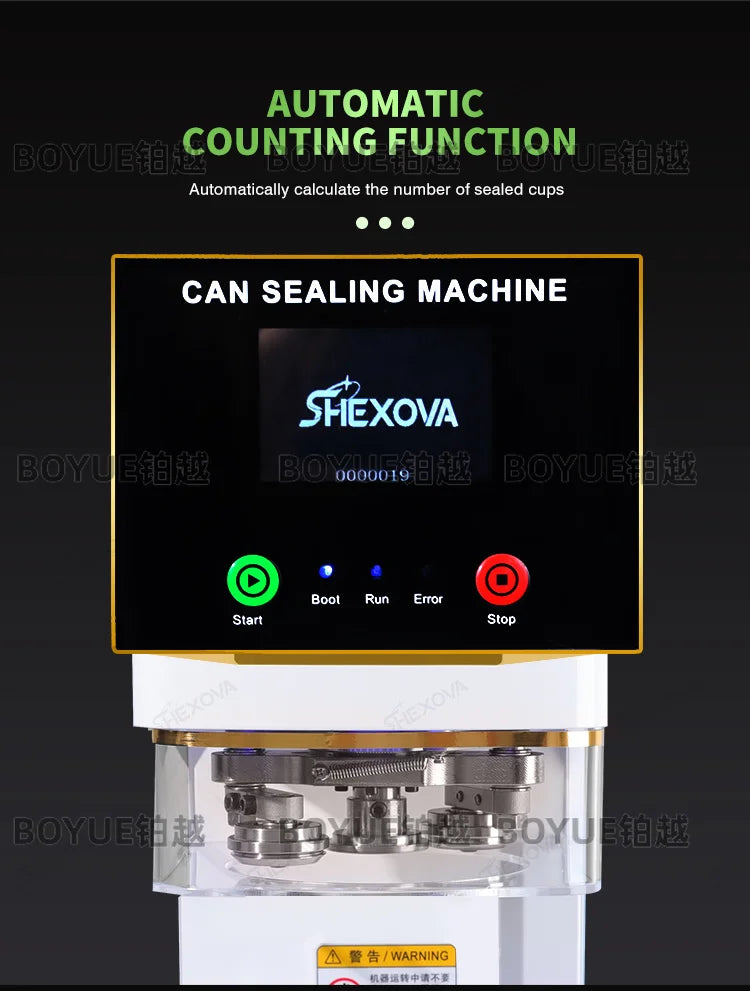 Automatic non-rotating can sealing machine Commercial can  Sealing machine Beverage polyester can