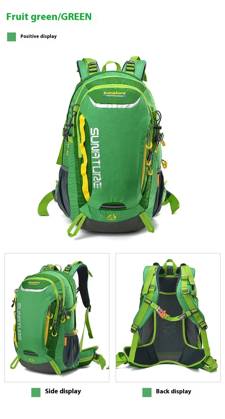 Travel Hiking Backpack 40L Trekking Bag Men Women Durable Outdoor Sports Daypack for Climbing Mountaineering Fishing Bicycle
