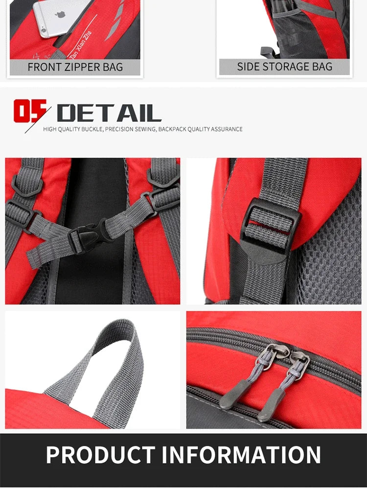 Outdoor Travel Backpack Big Capacity Fashion Travel Backpacks Men Climbing Travel Backpack Classic Sport Travel Backpacks