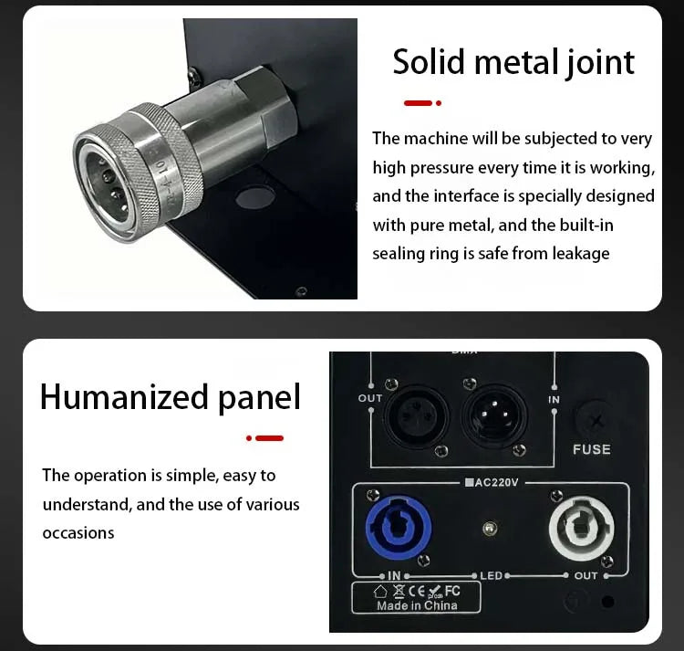 Professional Stage Effect Digital DMX Stage Effect Equipment Single Pipe Carbon Dioxide Gas Column Fog Smoke Co2 Jet Machine