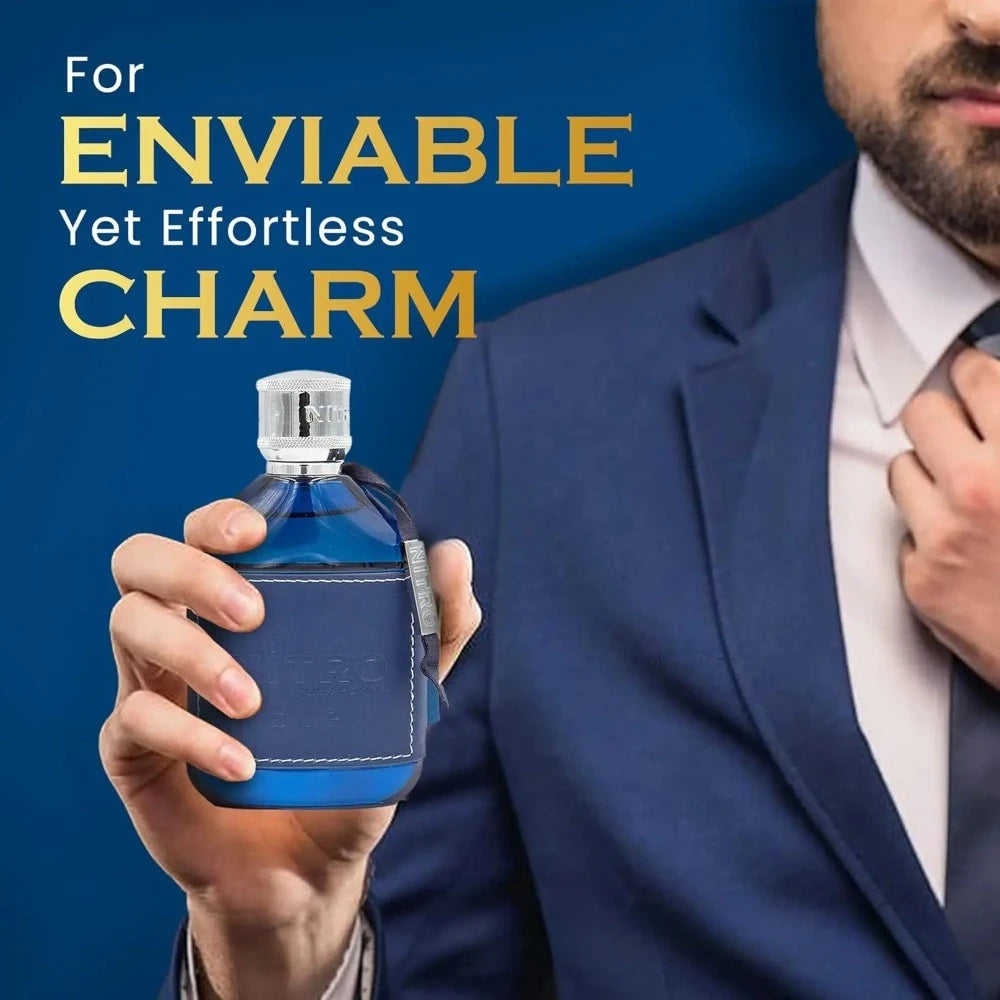 Men's Eau de Parfum, Oriental Woody Spicy Fragrance Spray, Long Lasting Scent for Daily Wear & Dating
