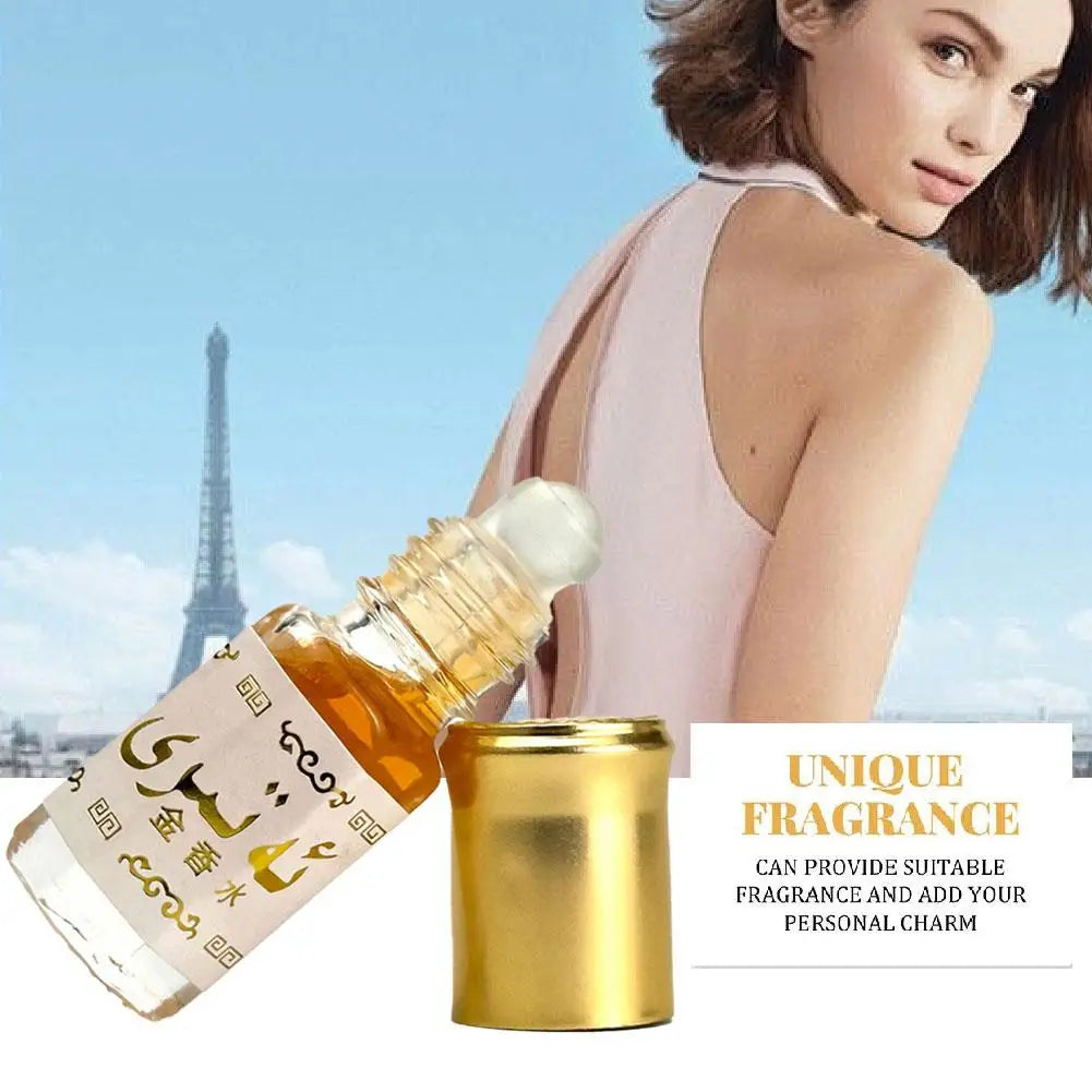 Mini Portable Middle East Arab Exotic Eau De Toilette 1/3/5pcs 3ml Milky Fragrance Floral Scent Lasting Date Golden Ball Parfum