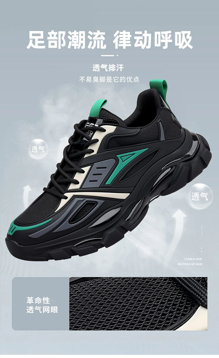 Luxury Designer Men's Sneakers Casual Platform Fashion Blade Loafers Running Shoes Male Tenis
