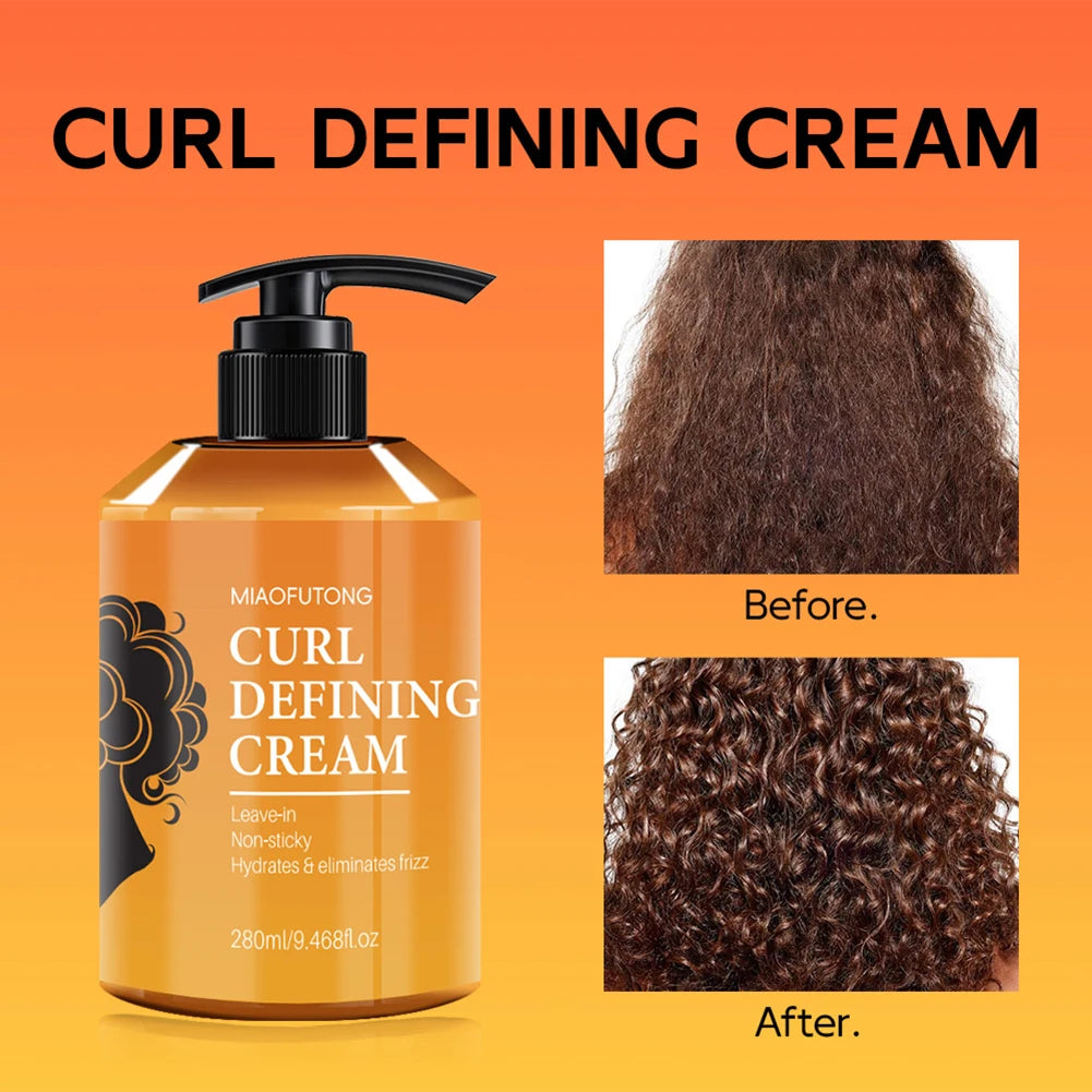 Curl Defining Cream Argans Castor Rosemary Oils Enhances Volume Shine Elasticity Wavy Hair Curl Defining Cream Hair Styling