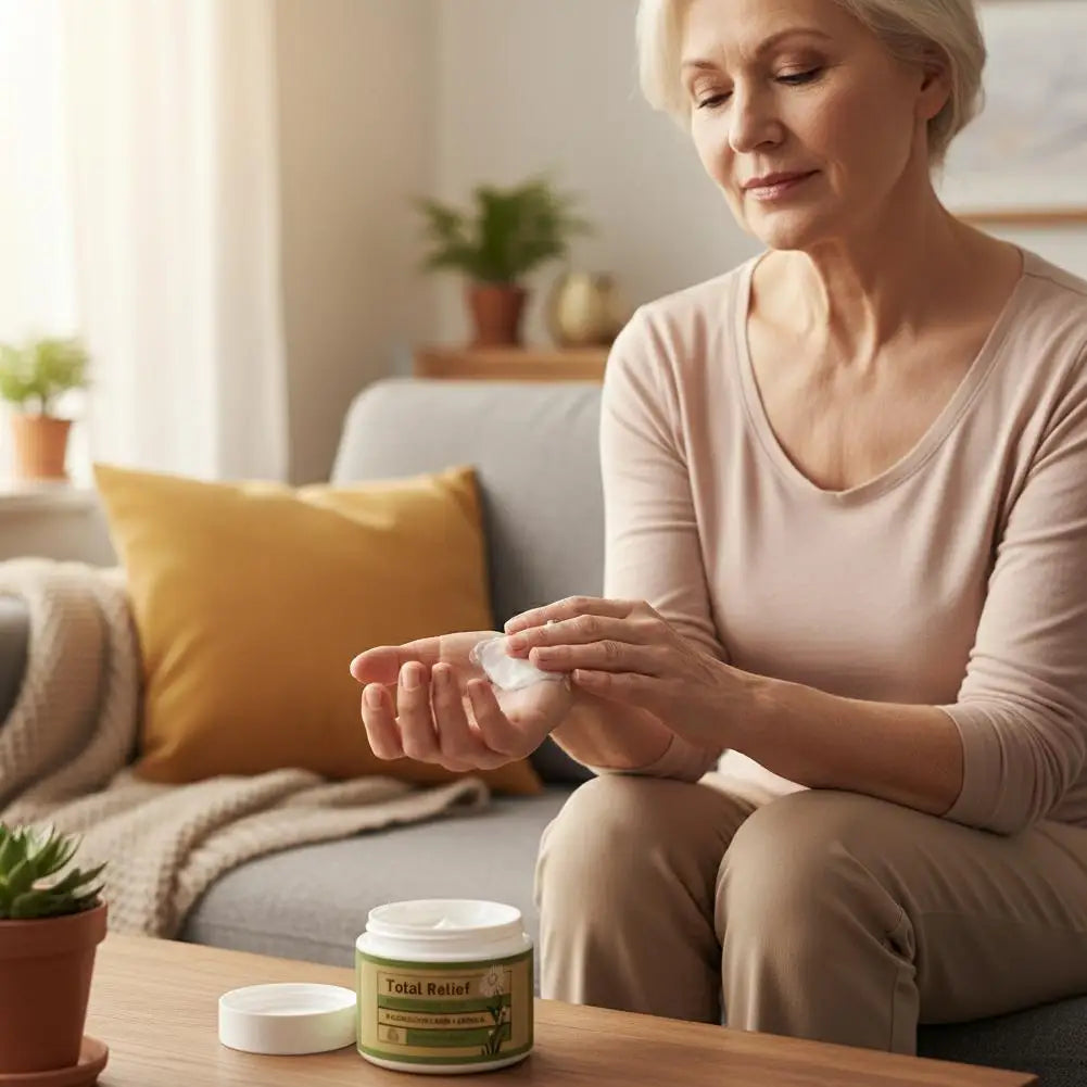 Natural Nerve Relief Cream With Magnesium Arnica Gentle Plant-Based Body Butter For Soothing Skin Care