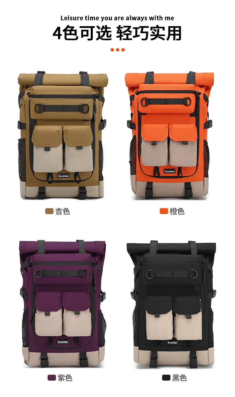 50L Travel Backpack for Women Men Large Capacity Waterproof Hiking Backpacks Multifunction 17.3 inch Laptop Bag Camping Backpack