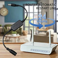 Router Automatic Reboot Cable 24H Auto Reset Multi Voltage Support For Home Office Wifi Routers