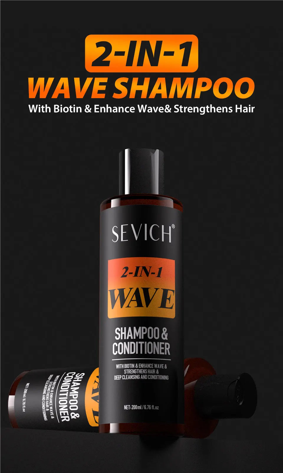 Biotin Wave Pomade For Deep Waves 360 Strong Hold Hair Styling Cream Wavy Hair Oil With Brush Waves Cream For African Black Men