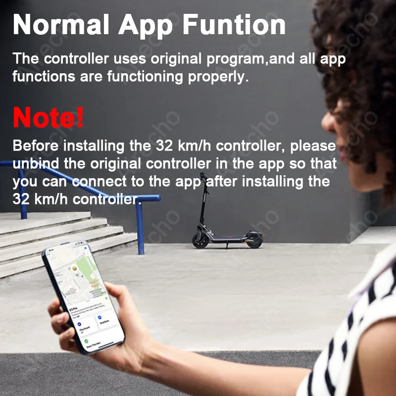 32km/h Controller for Ninebot By Segway E3,E3E,E3D,E3 PRO,E3 PROE,E3 PROD Scooter 32km/h Customized Unlock Speed Controller