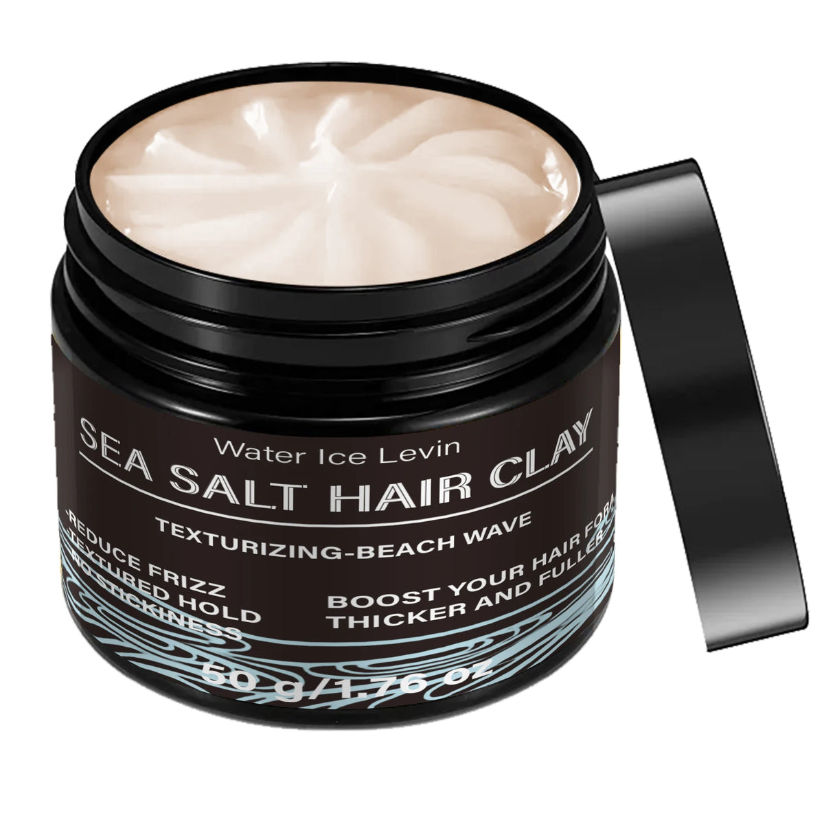Water Ice Levin Sea Salt Hair Clay Beach Wave Curl Defining Texturizing Styling Paste 60g