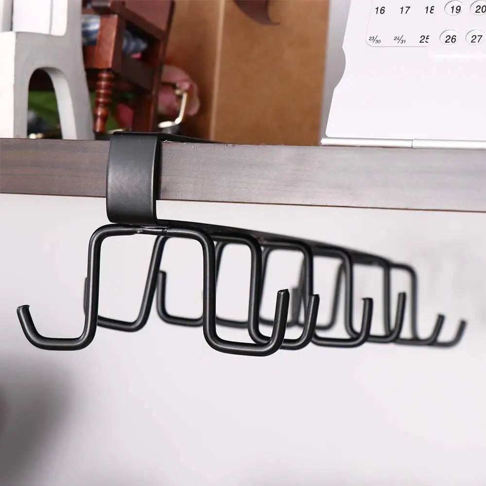 1 PCS Multifunctional Kitchen Organizer High Quality Double-row Cabinet Hook Durable Hanging Cup Holder