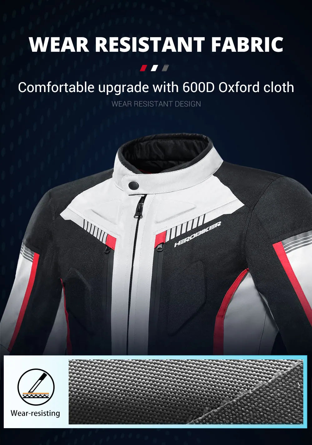 Motorcycle Jacket Moto Jackets Waterproof And Scratch Resistant Off-road Motorbike Jacket Moto Pants Outdoor Cycling Equipment