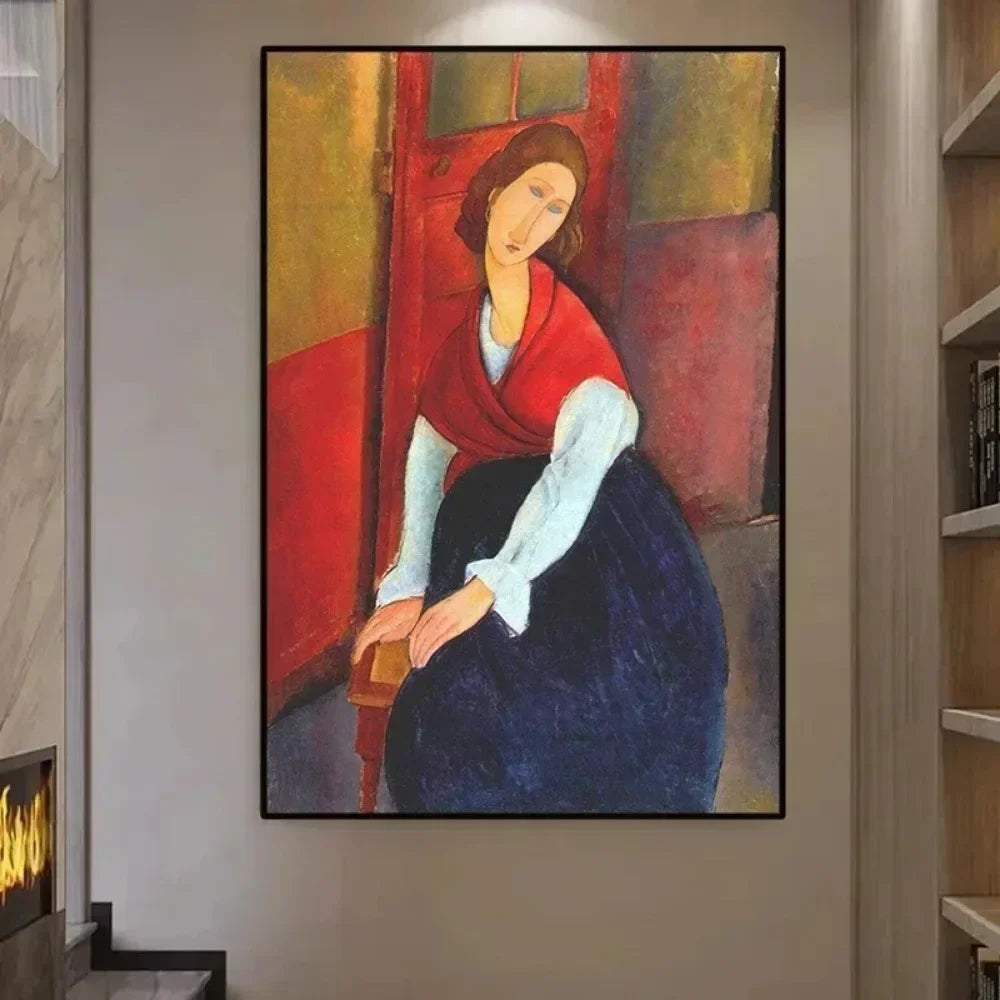 Minimalist Wall Art Modern Amedeo Modigliani Best Print Canvas Painting Posters For Living Room Modern Home Decor