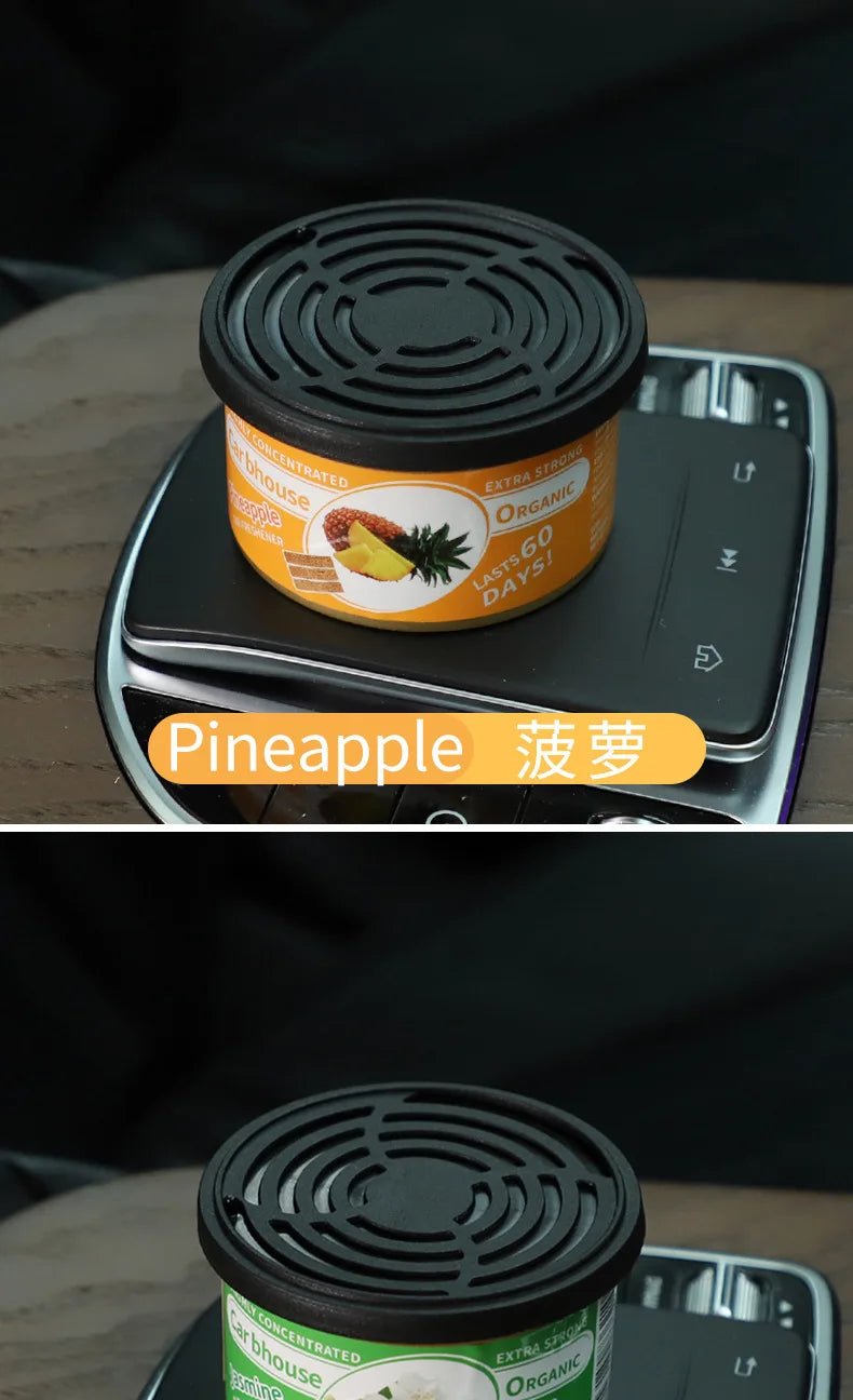 Car Air Fresheners Perfume Canned Wood Blocks Coffee Flavor Long-Lasting Auto Aromatherapy Car Deodorant Supplies Accessories