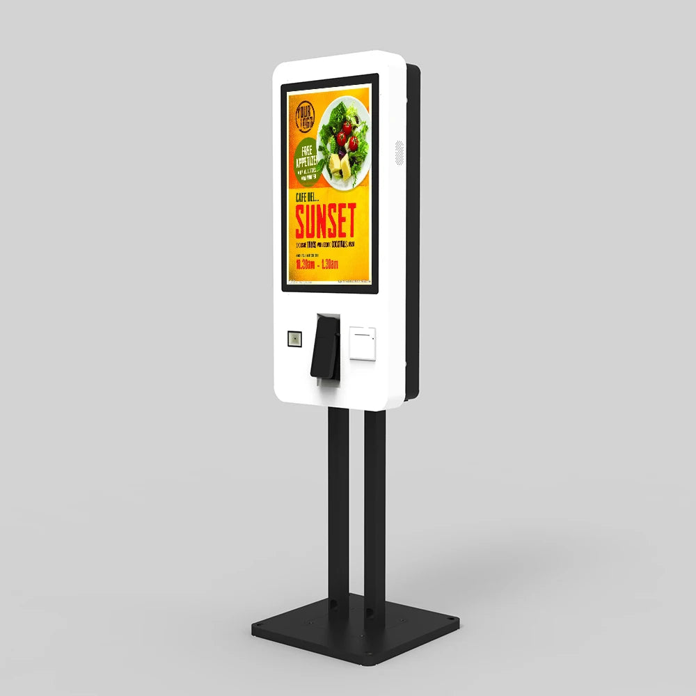 21.5 inch LCD Self-Service Kiosk Restaurant Payment System Touch Screen Ordering System