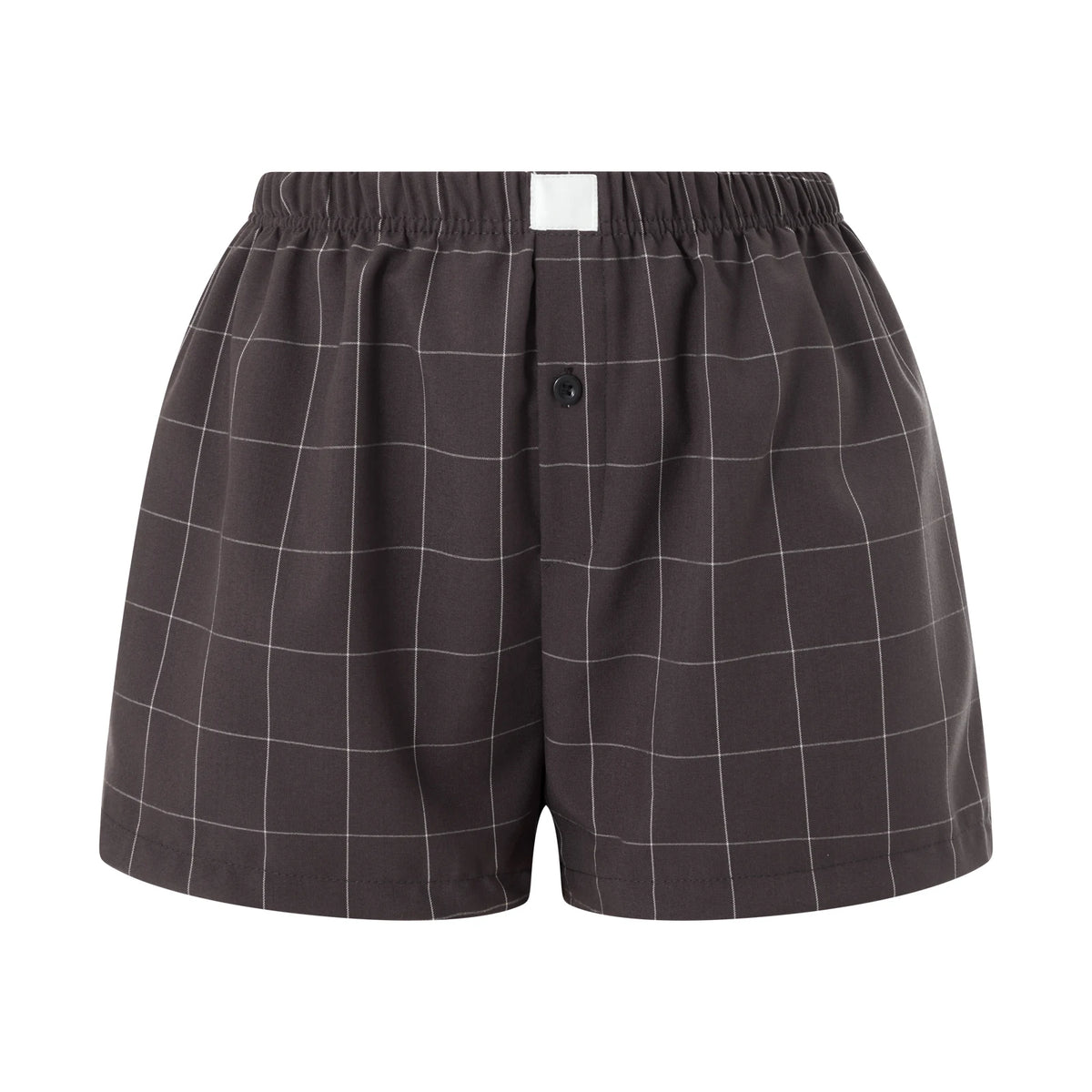 Boxers for Women Y2K Aesthetic Elastic Waist Striped Plaid Print Pajama Shorts Teen Girls Summer Cute Lounge Bottoms Sleepwear