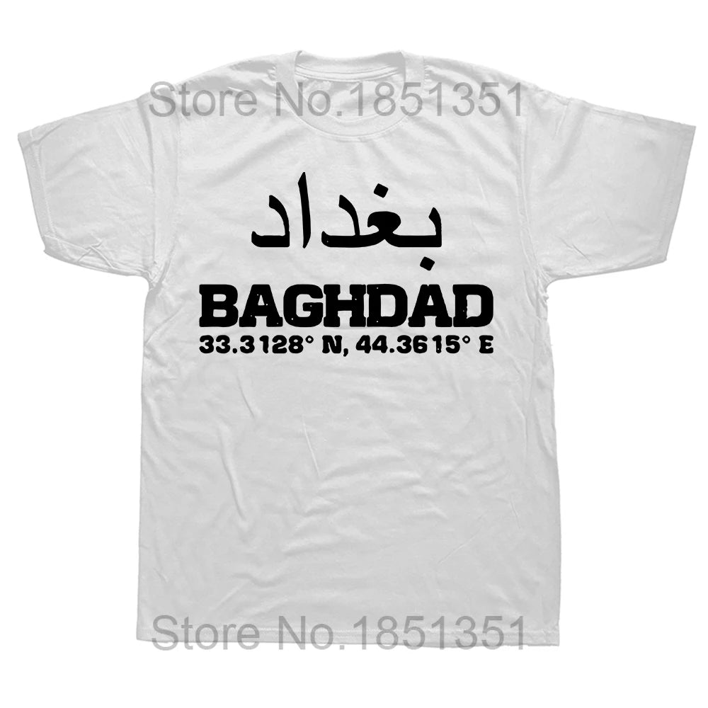 Funny Iraqi Iraq Girl Woman Flag T Shirts Summer Tee Tops Round Neck Short-Sleeve Fashion Tshirt Clothing Casual Basic T-shirts