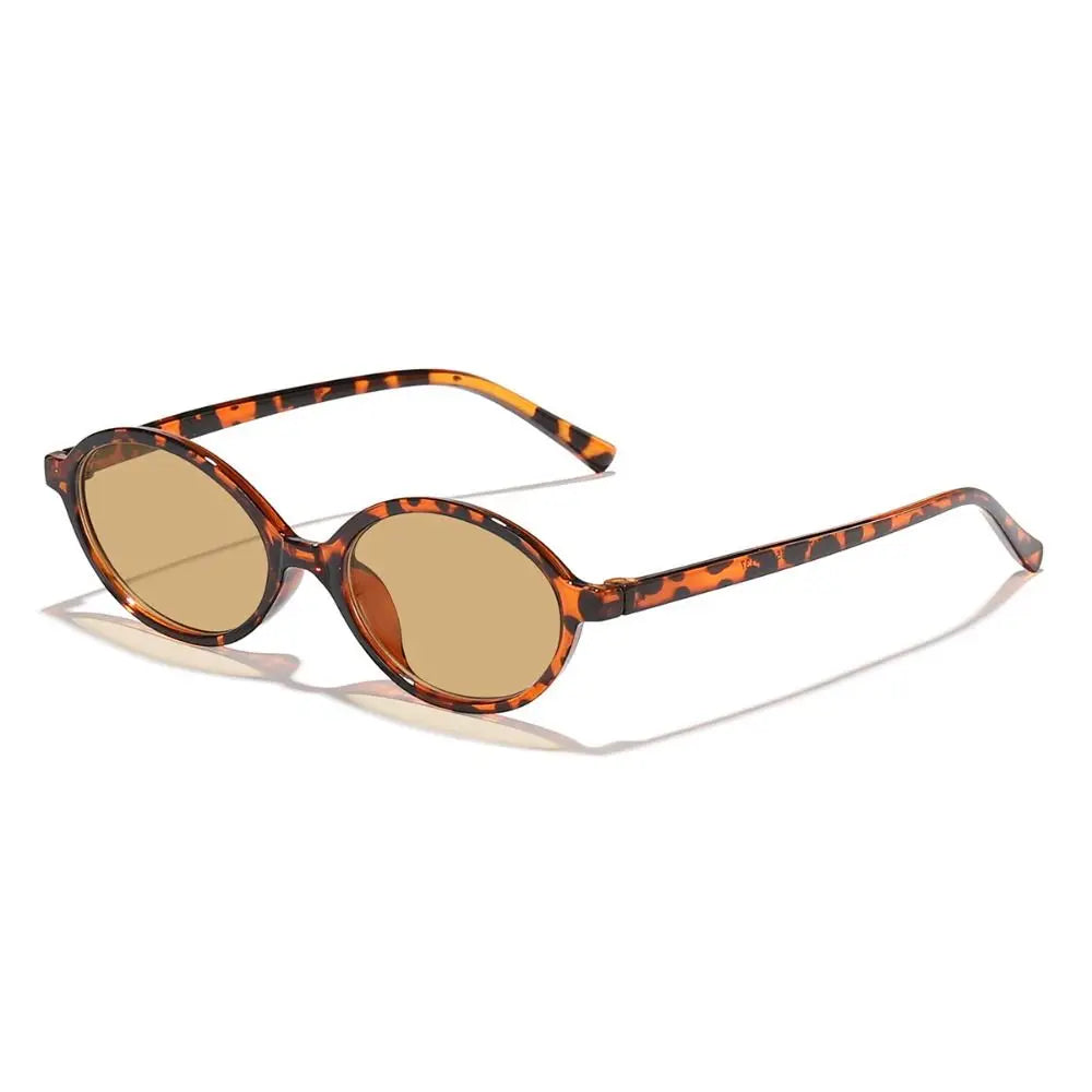 Vintage Cat Eye Oval Sunglasses Lightweight Trendy 90s Sunnies UV protection Sun Glasses for Women & Men