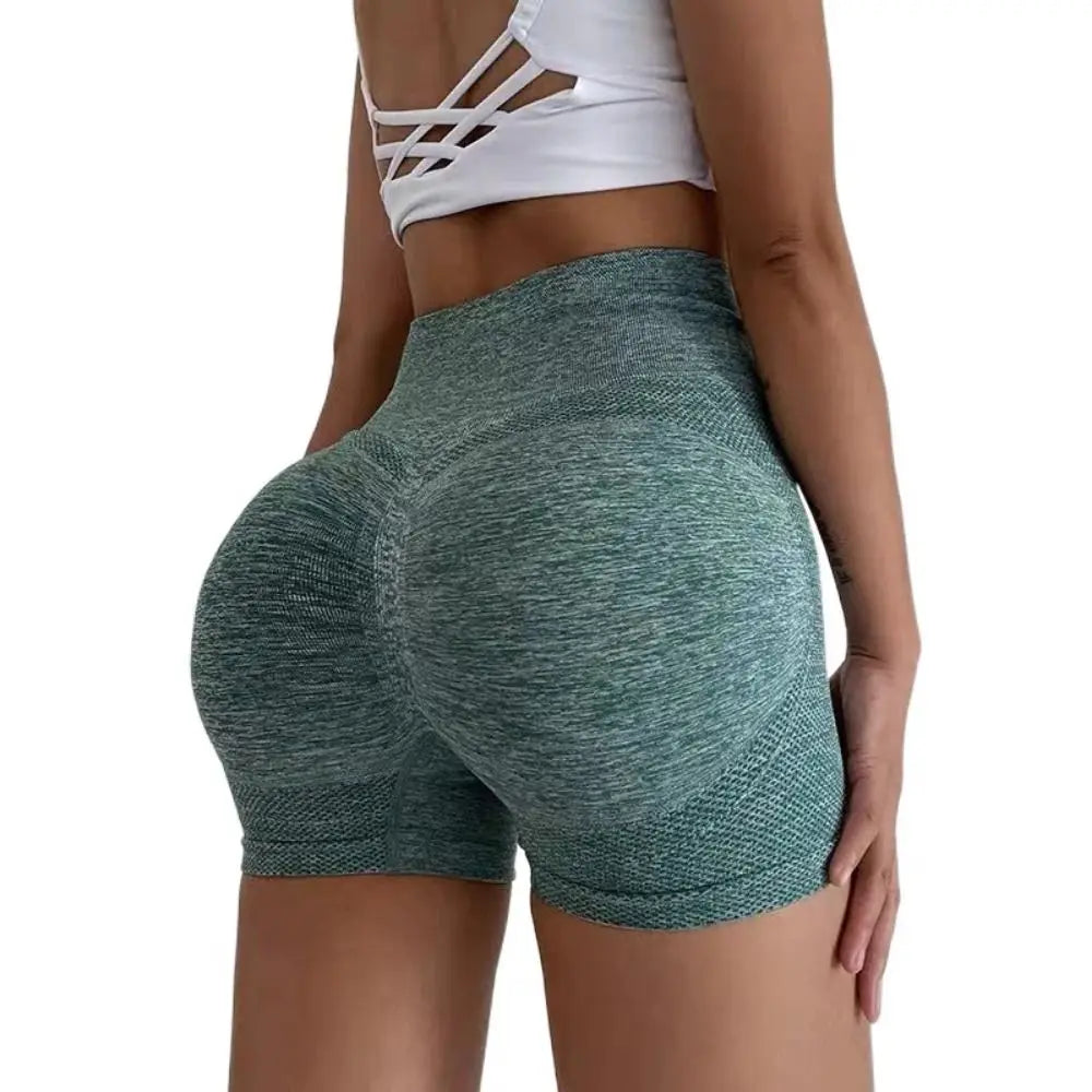 Comfortable Slim Fit Women Yoga Shorts High Waist Seamless Women's Sportswear Breathable Lift Butt Fitness Leggings Summer