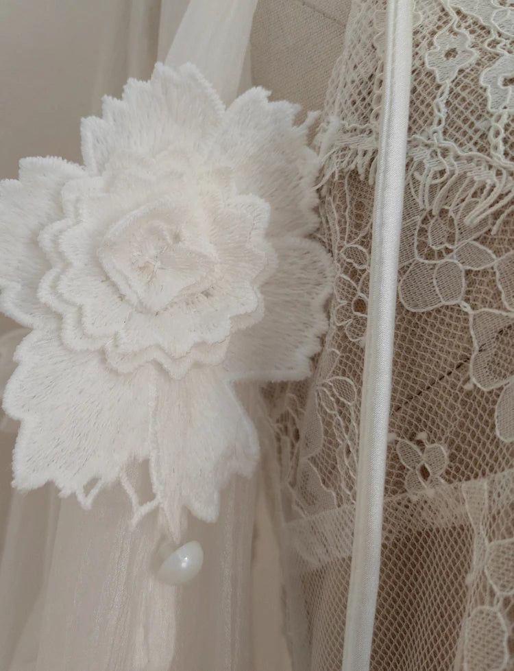 TESSCARA Women Elegant Appliques White Dress High Quality Long Luxury Wedding Cocktail Party Robe Vintage Designer Mesh Vestidos