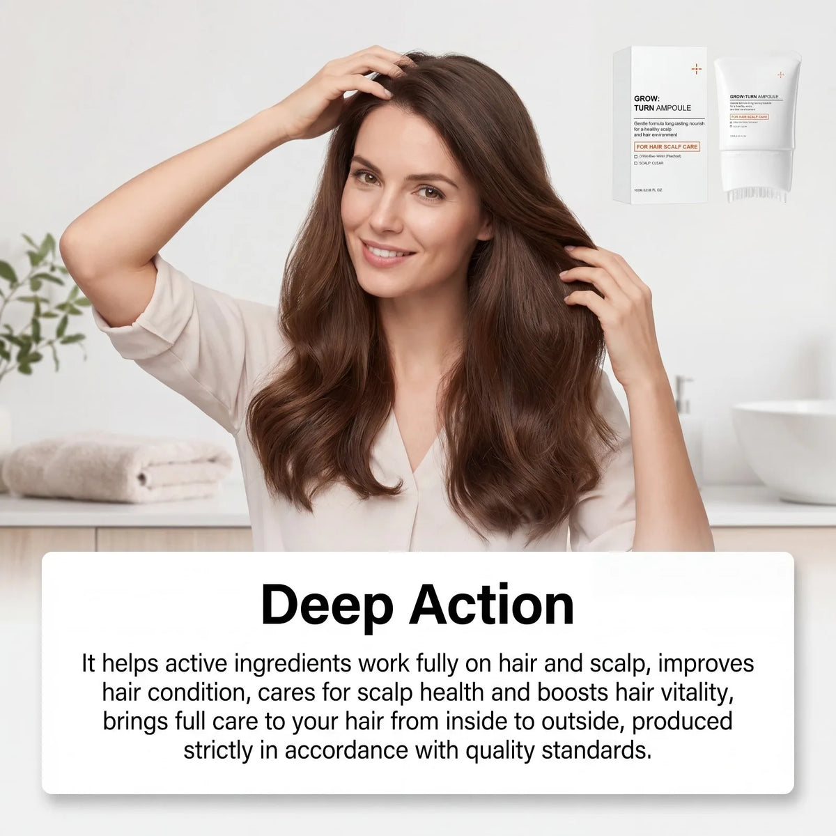 Hair Nourishing Serum With Massage Comb Nourishing Scalp Hydrate Strengthening Volumizing Essence Scalp Massager Hair Care