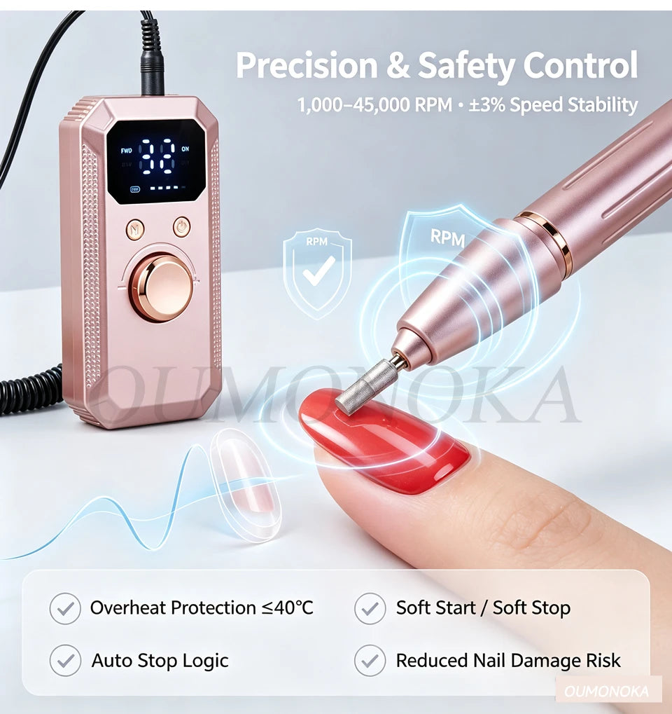 Professional Electric Nail Drill Machine Lathe Kit Nail Sander File for Manicure Cutter Set Art Supplies Salon Grinder Tools