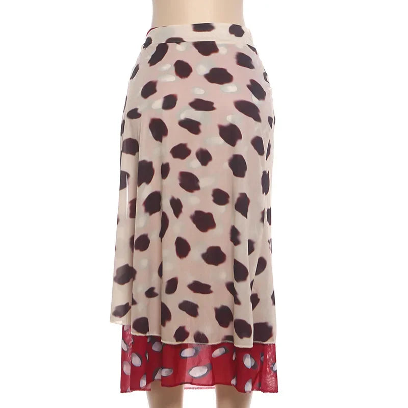Trendy Slip Dress Animal Print V-neck Ruched Drawstring Sexy Maxi Women Dresses Beach Vacation Stylish Retro Summer Party Outfit