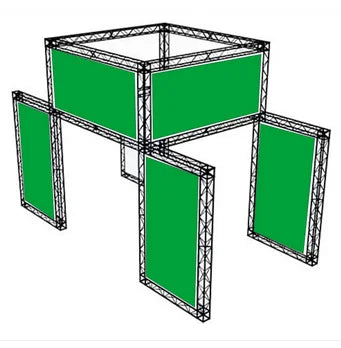 【Direct Factory Sale】Quick Install Small Lighting Booth With Stage For Sale