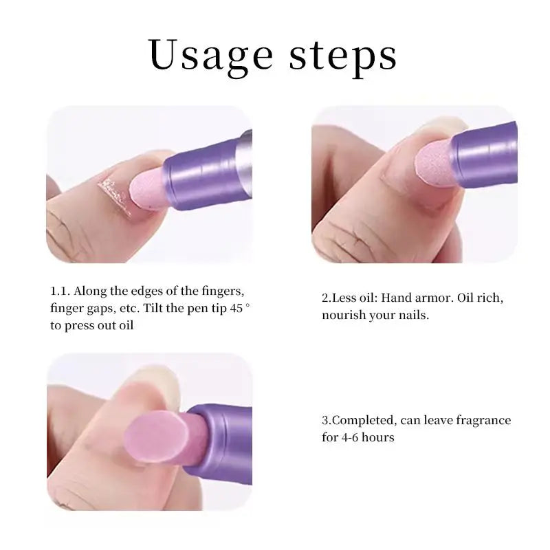 Nail Essence Pen, Lasting Moisturizing and Fragrance Retention, Moisturizing Nails, Easy to Carry, Personal Hand Care