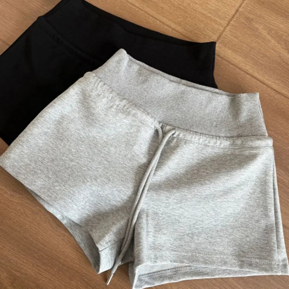 Drawstring High Waist Shorts Pajamas Pants Trousers Hot Woman Short Pants Slim Fit American Style Summer Casual Shorts