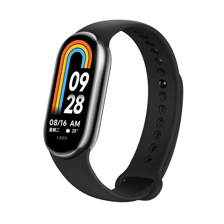 Silicone Wristbands for Xiaomi Band 8/9/10 | High-Quality, Smooth Texture, Sporty Style with Deployant Clasp